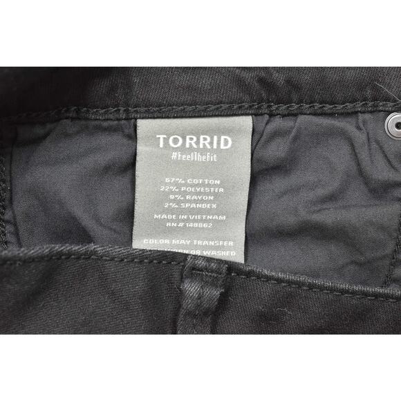 Torrid Jeggings Super Soft Black Skinny Jeans Plus Size 20S - Picture 8 of 8